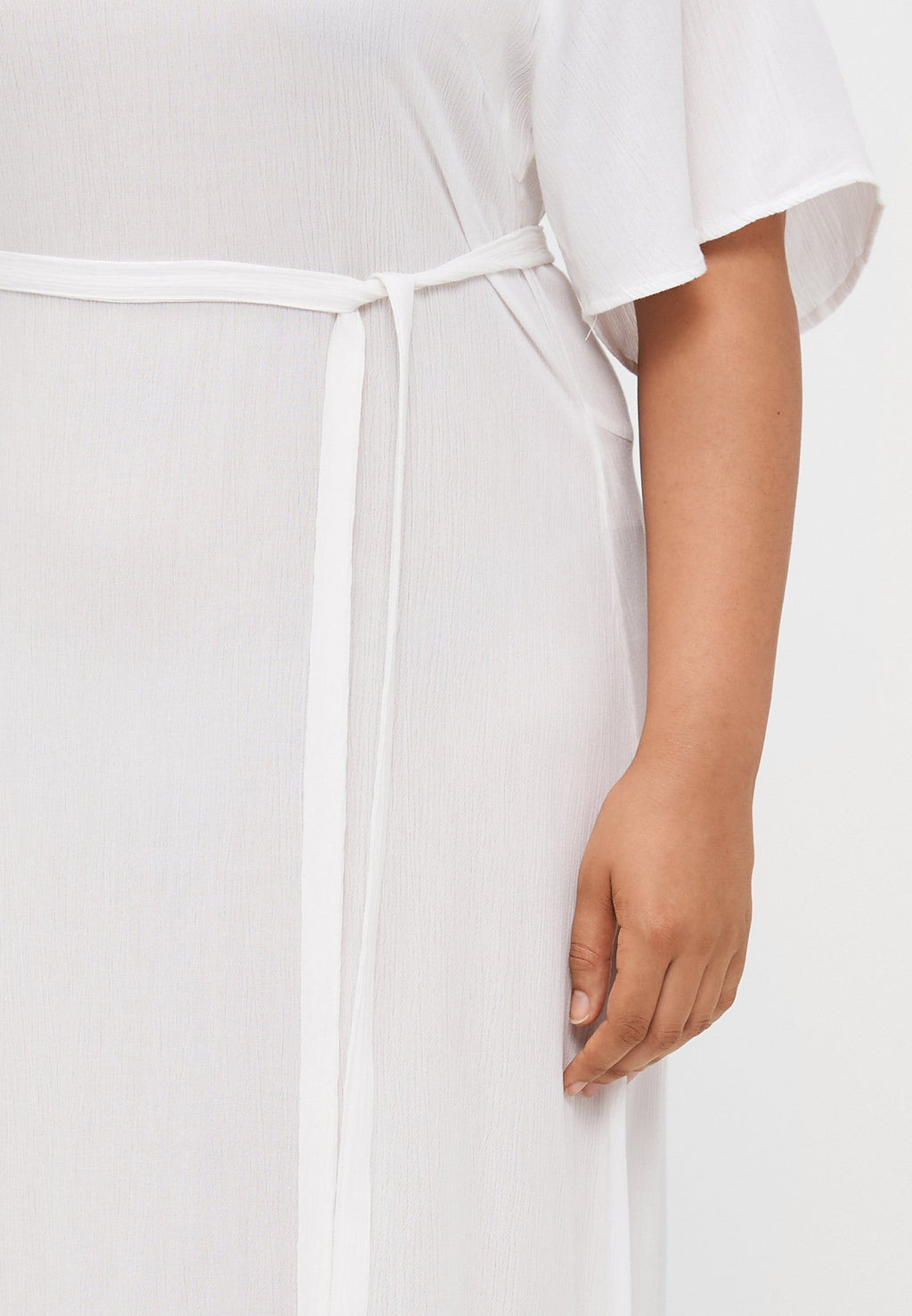 CARCIKKA FLOWY V NECK LONG DRESS Media 6