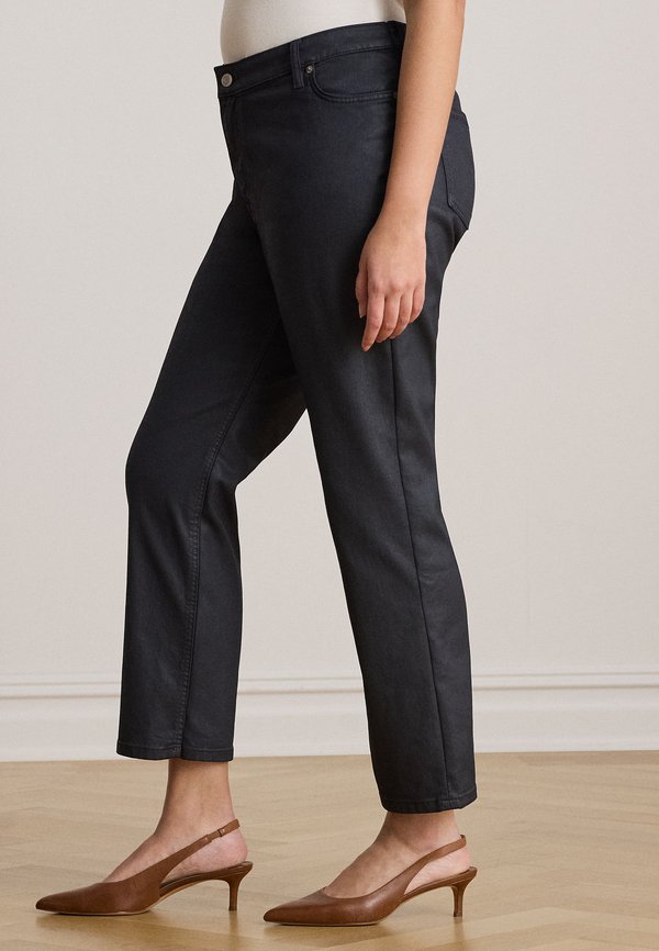 Lauren Ralph Lauren Woman COATED HIGH-RISE STRAIGHT ANKLE JEAN