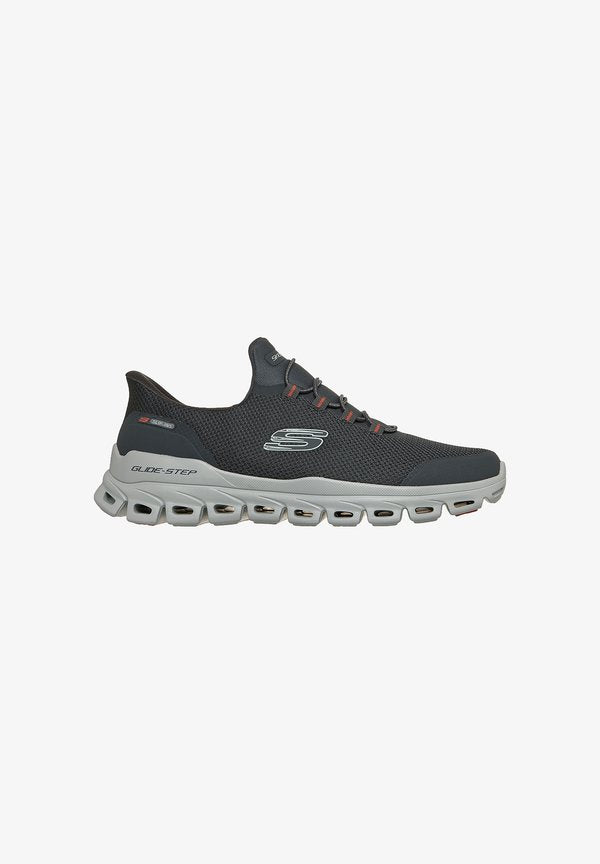 Skechers SKECHERS HERREN - SNEAKER GLIDE STEP GRAU 47,5 - Slip-ons - grau