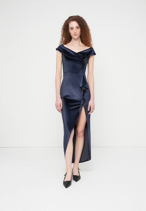 WAL G. HAILY RUFFLE MAXI