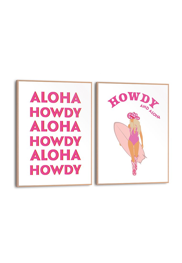 Orange Wallz HOWDY ALOHA 2 PACK