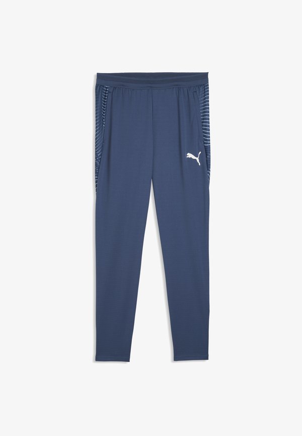 Puma INDIVIDUALFINAL FUSSBALLHOSE - Tracksuit bottoms - deep blue- white-icy blue