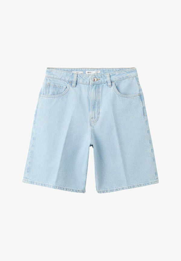 Mango ADULT - Denim shorts - light blue