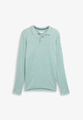 TOM TAILOR Polo shirt - soft greyish green melange