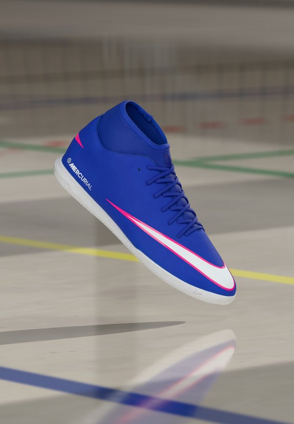 Nike Performance 10 CLUB IC - Indoor football boots - racer blue/white