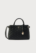 Guess PAISLEIGH SATCHEL - Handbag - black