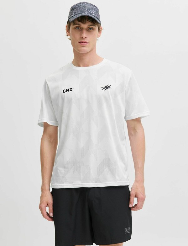 Jack & Jones Backprintet - Print T-shirt - bright white