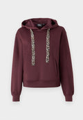 ONLY ONLALINA LIFE LEO DETAIL HOOD - Hoodie - decadent chocolate
