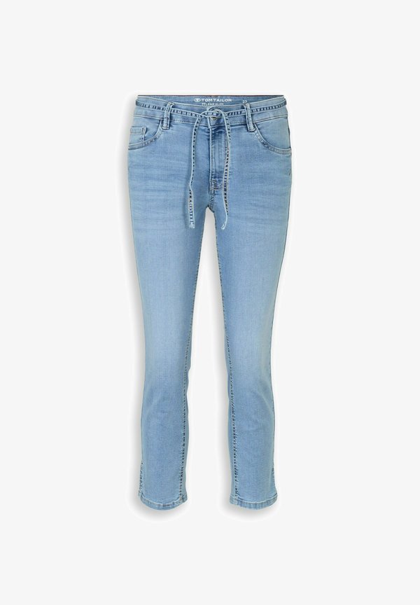 TOM TAILOR TTLENE SLIM FIT - Slim fit jeans - clean light stone blue denim