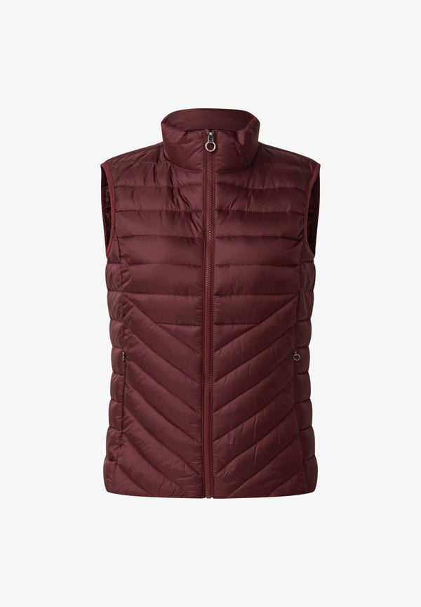 s.Oliver Waistcoat - bordeaux