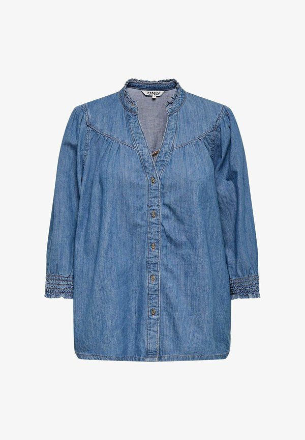 ONLY Denim ONLRAYA Denim - Button-down blouse - medium blue denim