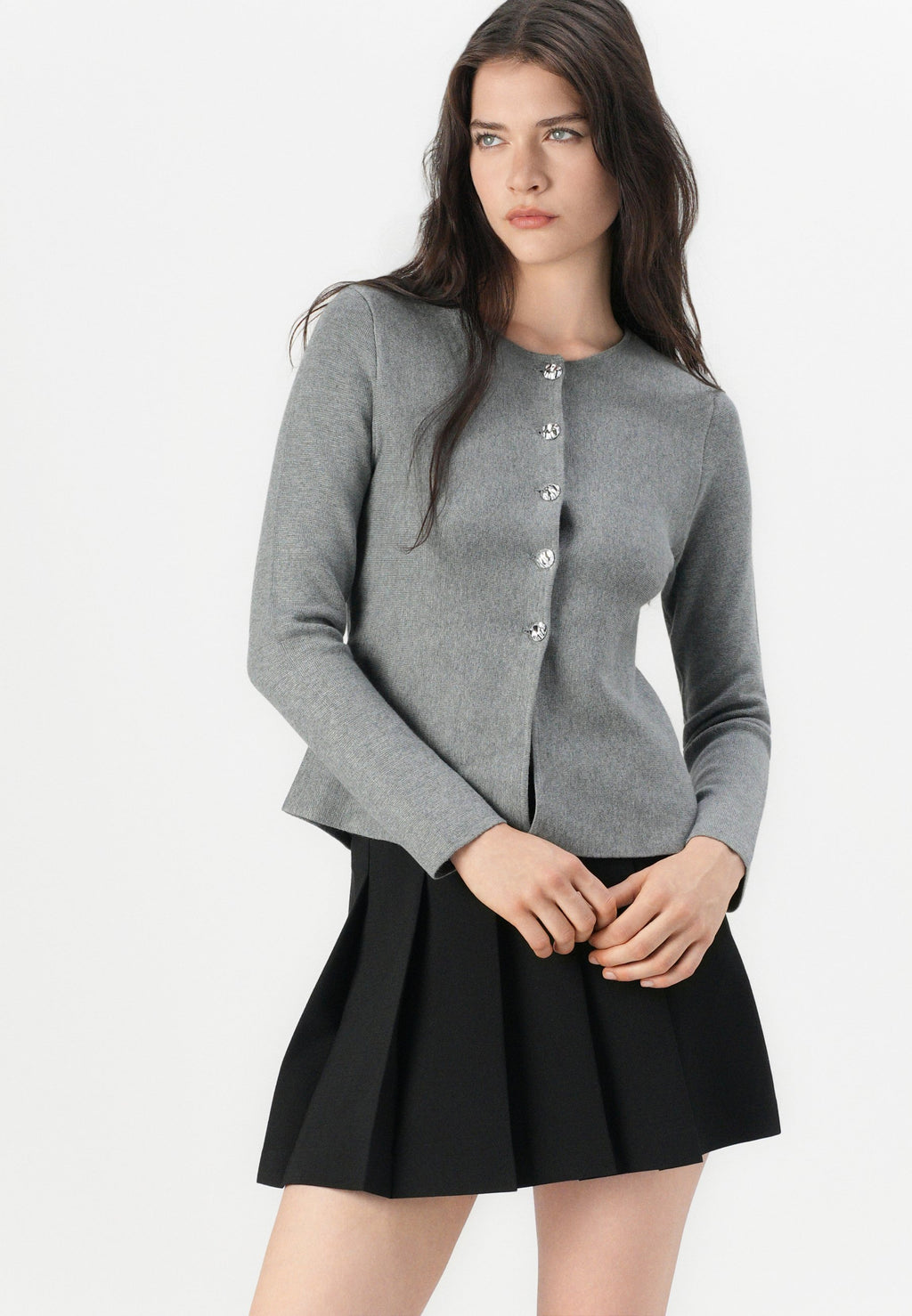 ONLY ONLMELLI ONECK BUTTON CARDI