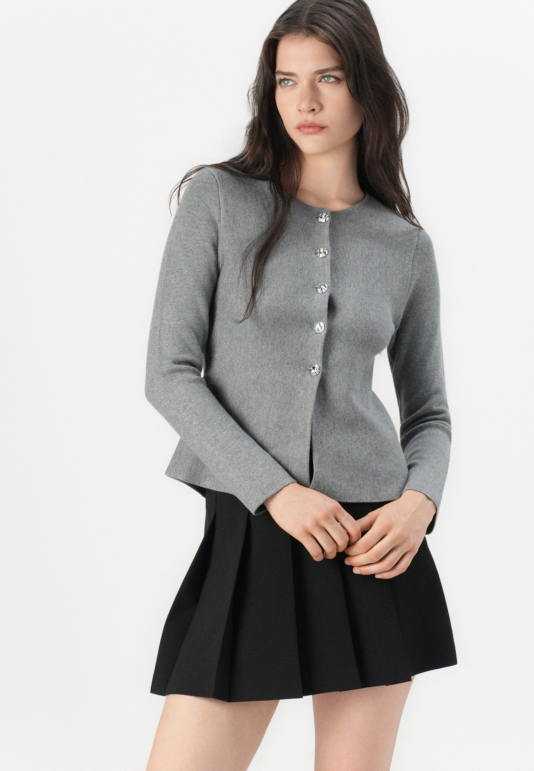 ONLY ONLMELLI ONECK BUTTON CARDI