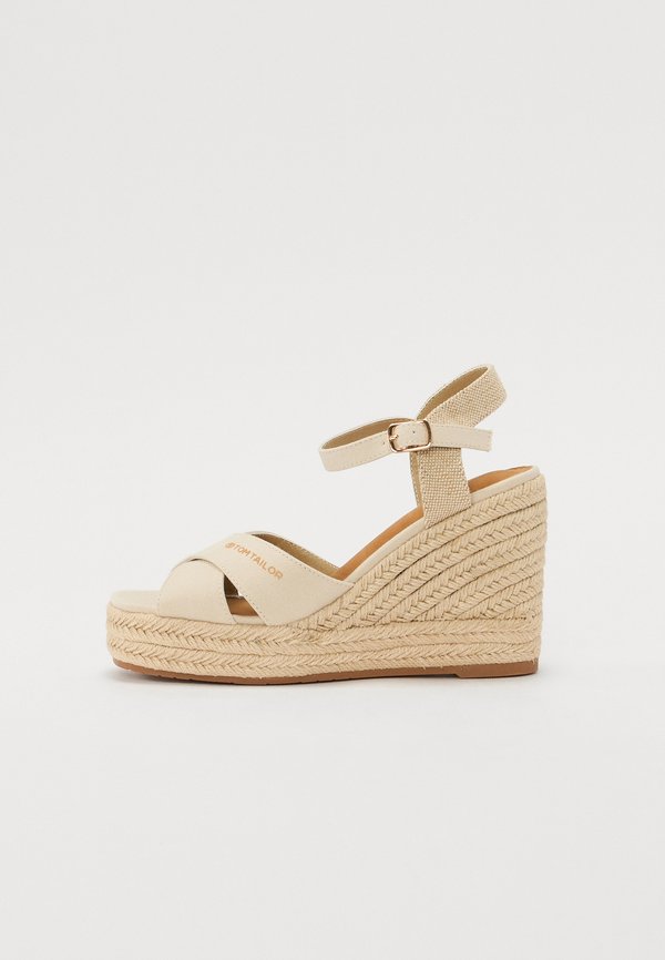 TOM TAILOR Platform sandals - offwhite