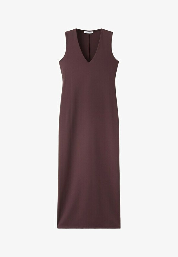 Mango Shift dress - dark red