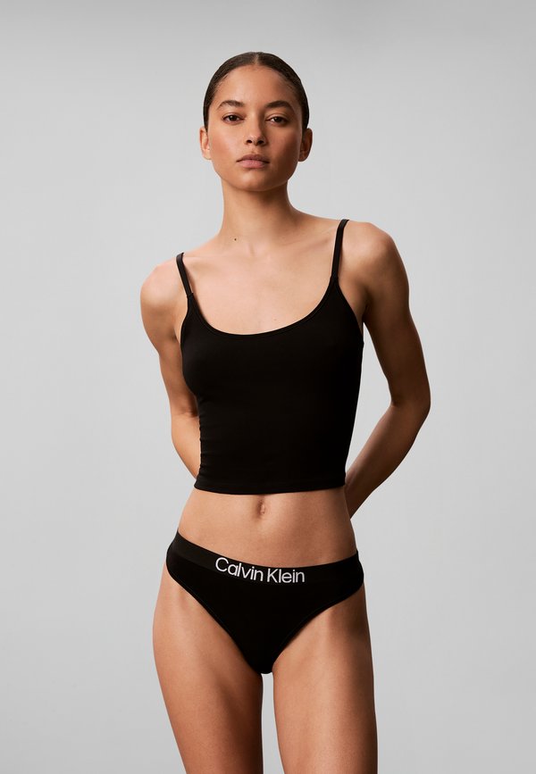 Calvin Klein Underwear EXTRA SOFT 5 PACK - Thong - black/classic white/plein air/vinta