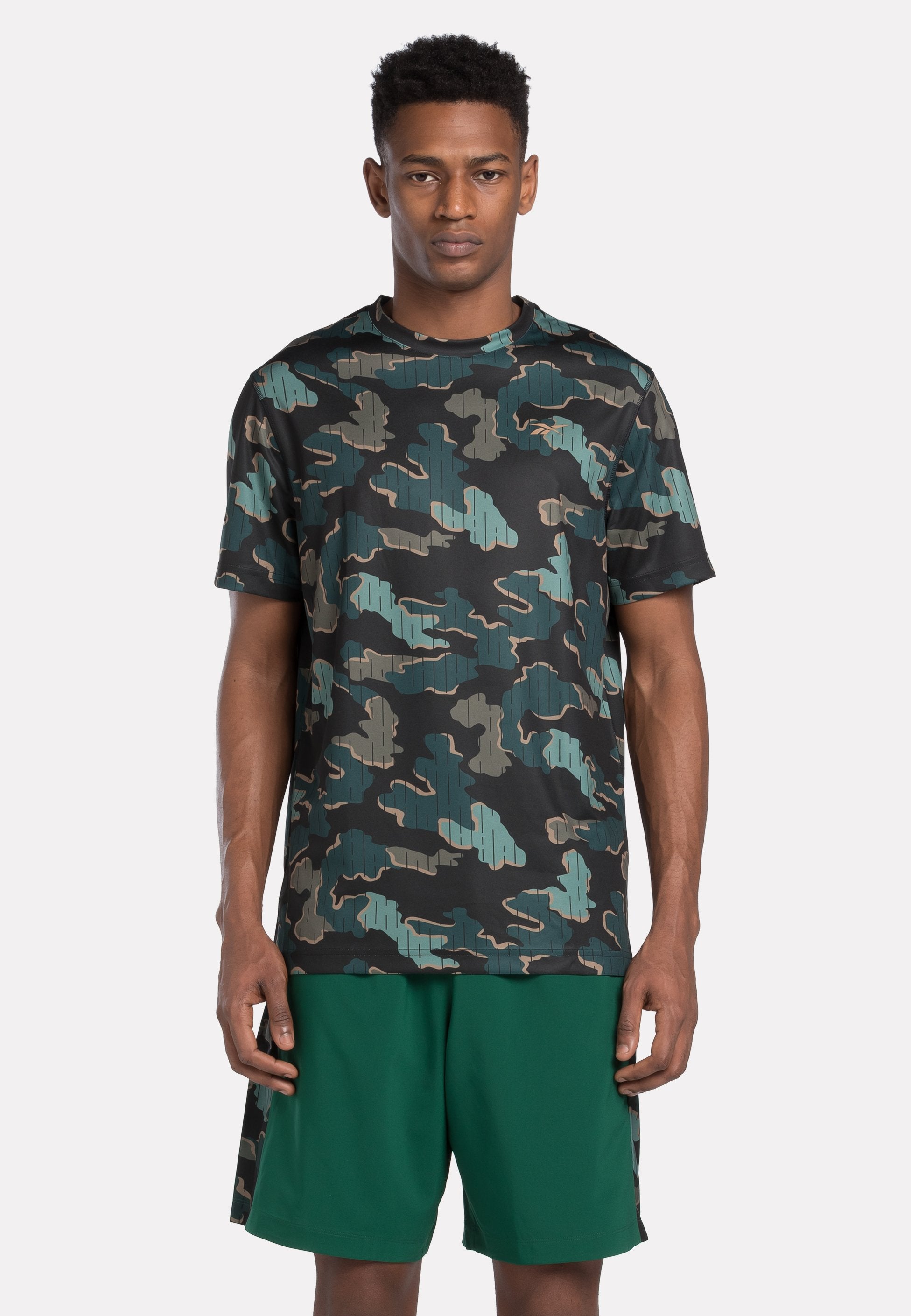 Reebok SHORT SLEEVE TRAIN MOTION CAMO
