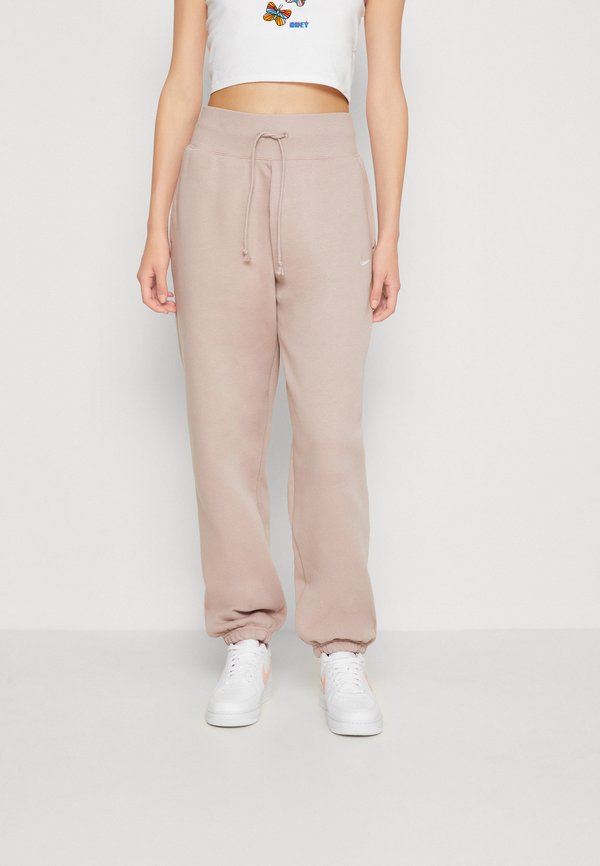 Nike Sportswear W PHNX FLC HR OS - Tracksuit bottoms - diffused taupe/sail