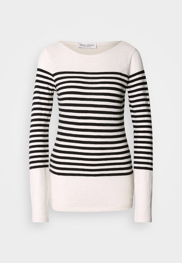 Marc O'Polo LONG SLEEVE BOAT NECK STRIPED