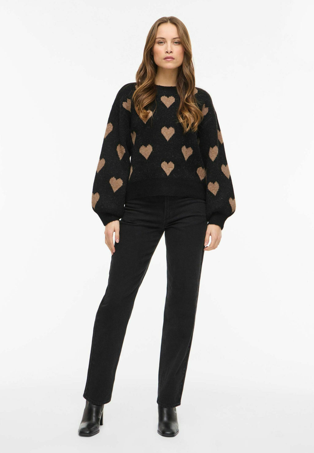 VILA Knitted VILUNA Round neck