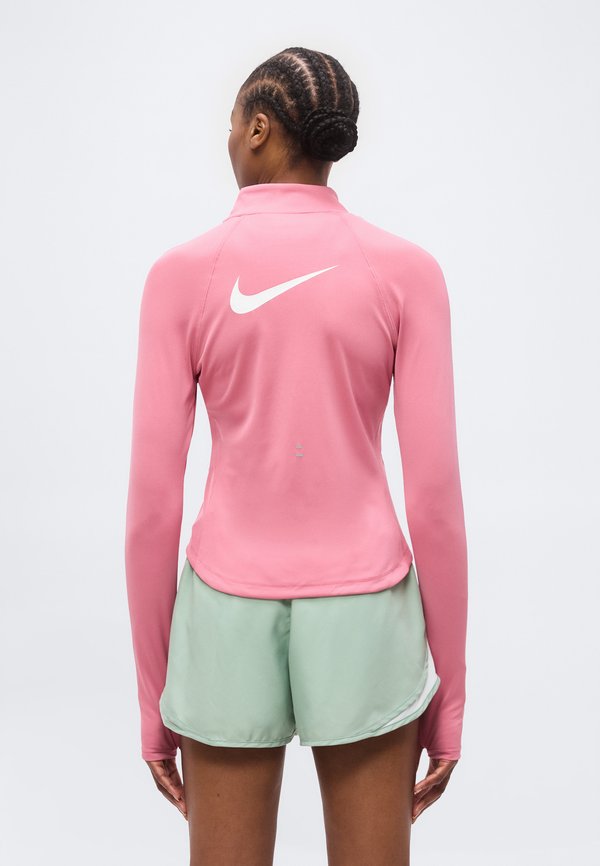 Nike Performance TEMPO  - Long sleeved top - peony/white