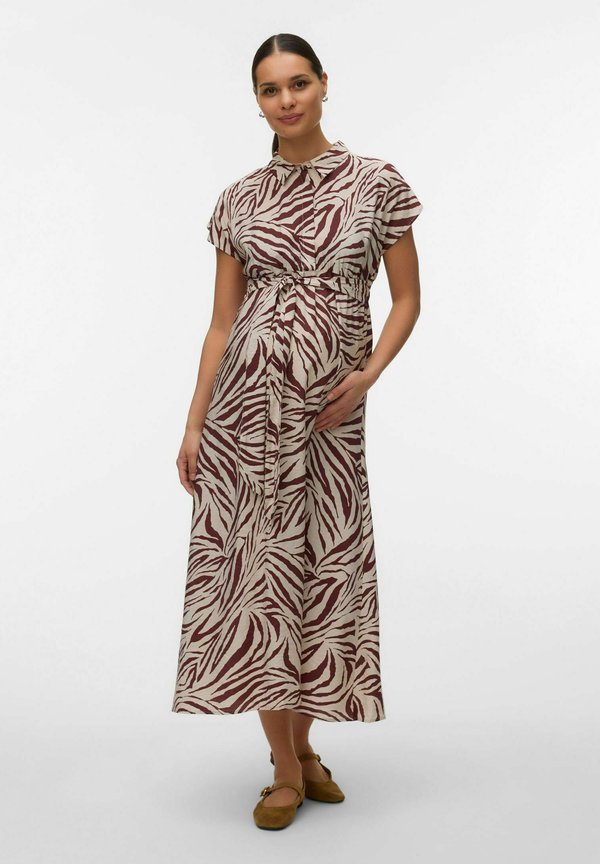 Vero Moda VMMJOSIE Maternity - Shirt dress - pumice stone