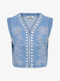 ONLY Denim ONLNOELLA Denim - Waistcoat - light blue denim