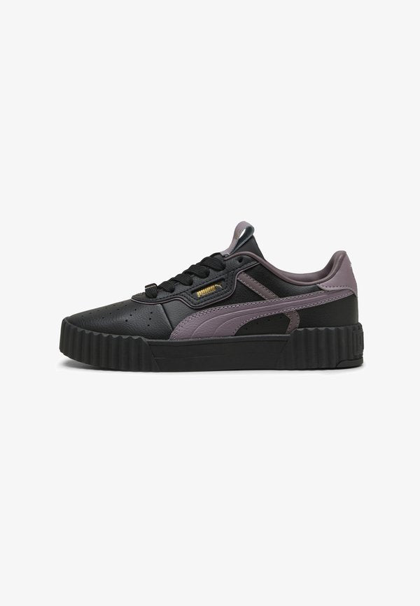 Puma CARINA 3.0 LUXE SNEAKERS - Trainers - black plum jam