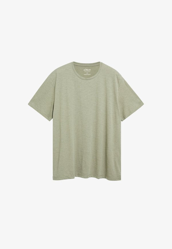 s.Oliver T-SHIRT - Basic T-shirt - helles olivgrün