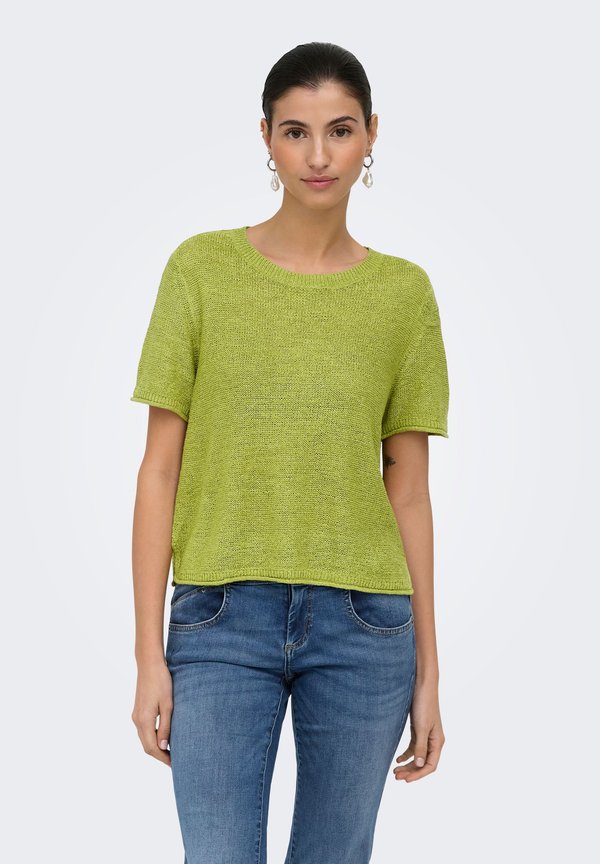ONLY Knitted ONLSUNNY Knitted - Basic T-shirt - moss