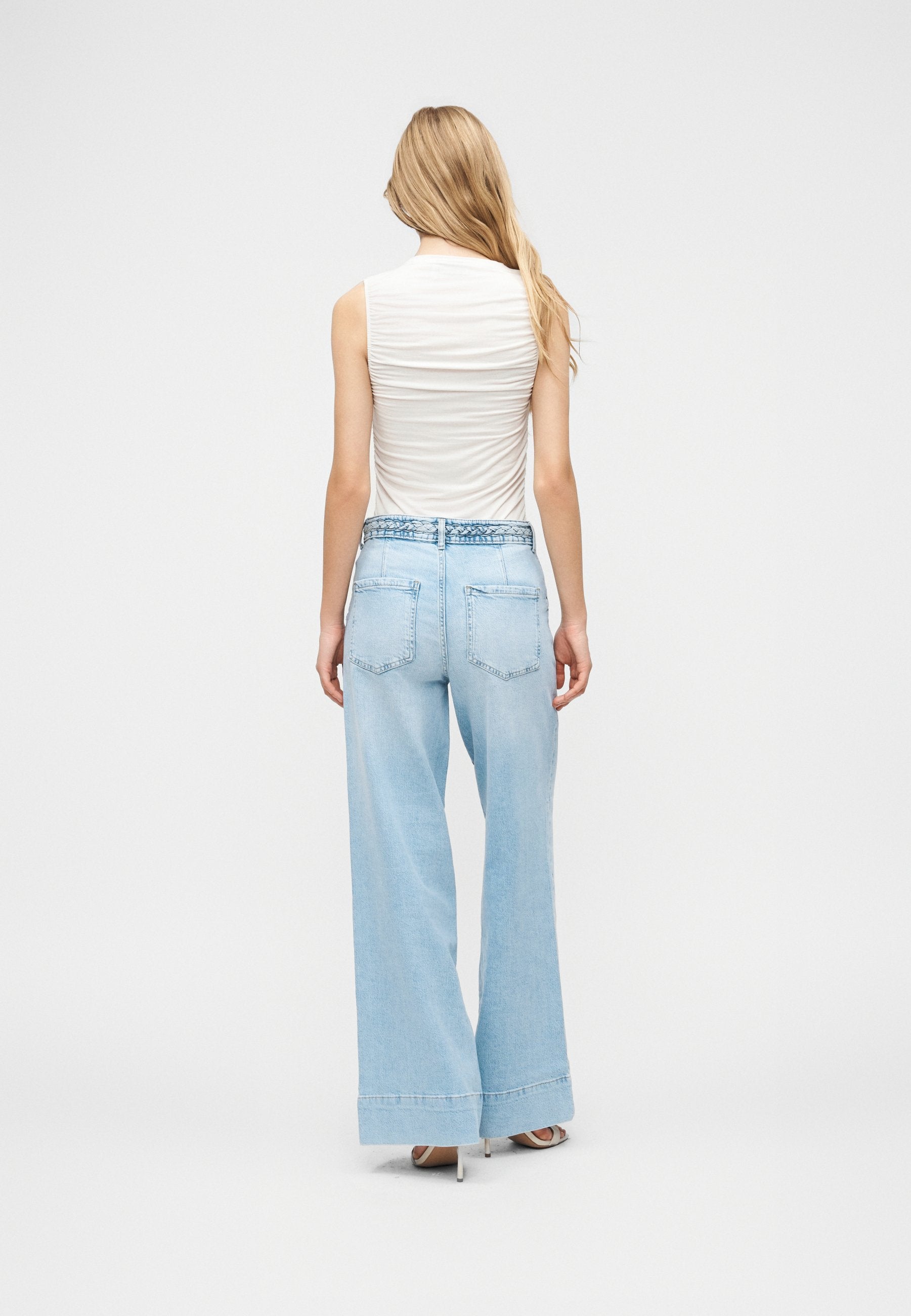 Wide-fit ONLJUICY High waist Wide Leg Fit Media 4