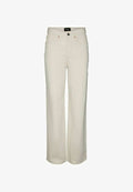 Vero Moda Wide fit VMTESSA High rise - Flared Jeans - ecru