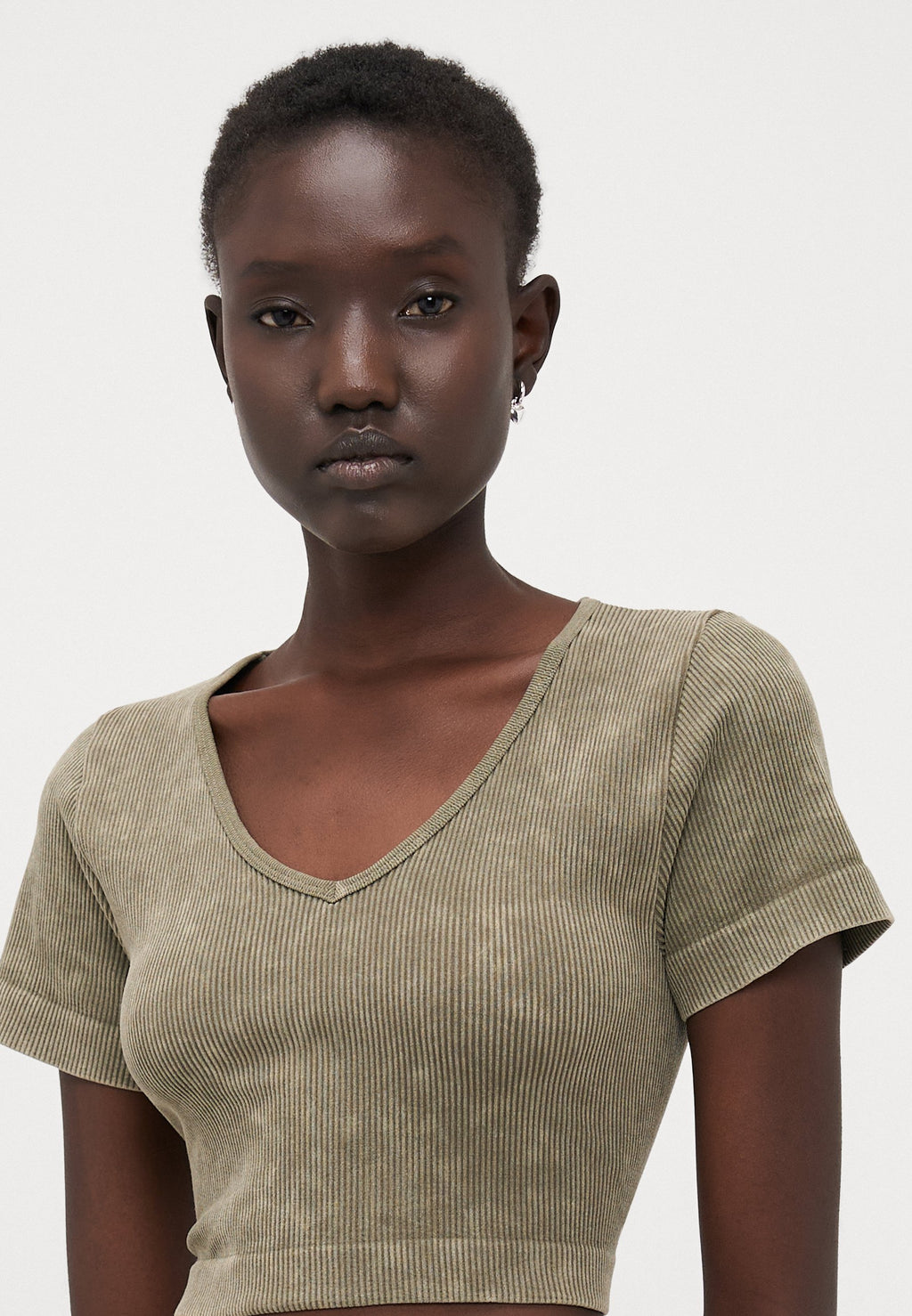 ONLY ONLLEA SEAMLESS STONE V NECK