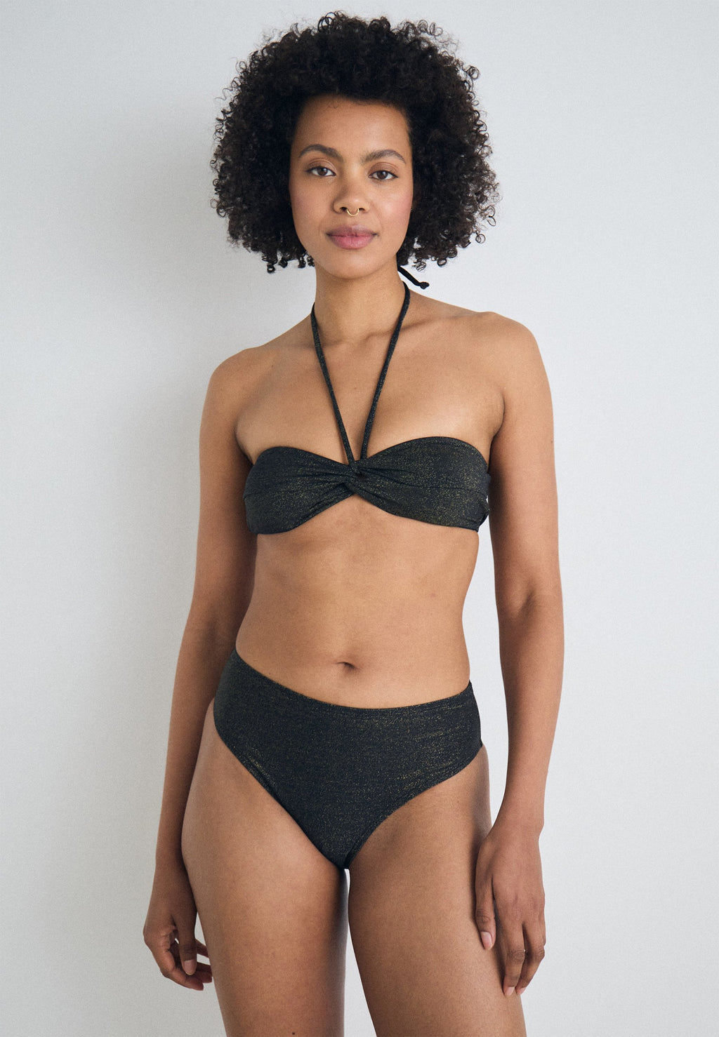DORINA KYRA LIGHT PADDED BANDEAU HIGH LEG BRAZILIAN SET