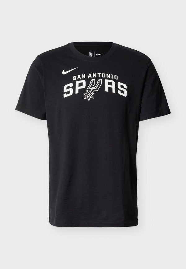 Nike Performance SAN ANTONIO SPURS LOGO TEE - Club wear - black