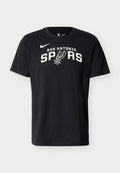 Nike Performance SAN ANTONIO SPURS LOGO TEE - Club wear - black