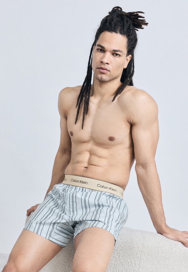 Calvin Klein Underwear COTTON POPLIN - Boxer shorts - breezy blue