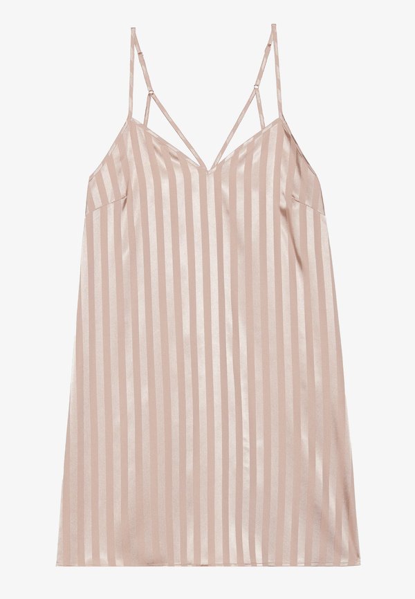 Anna Field by Zalando STRIPED SATIN, SLIP DRESS