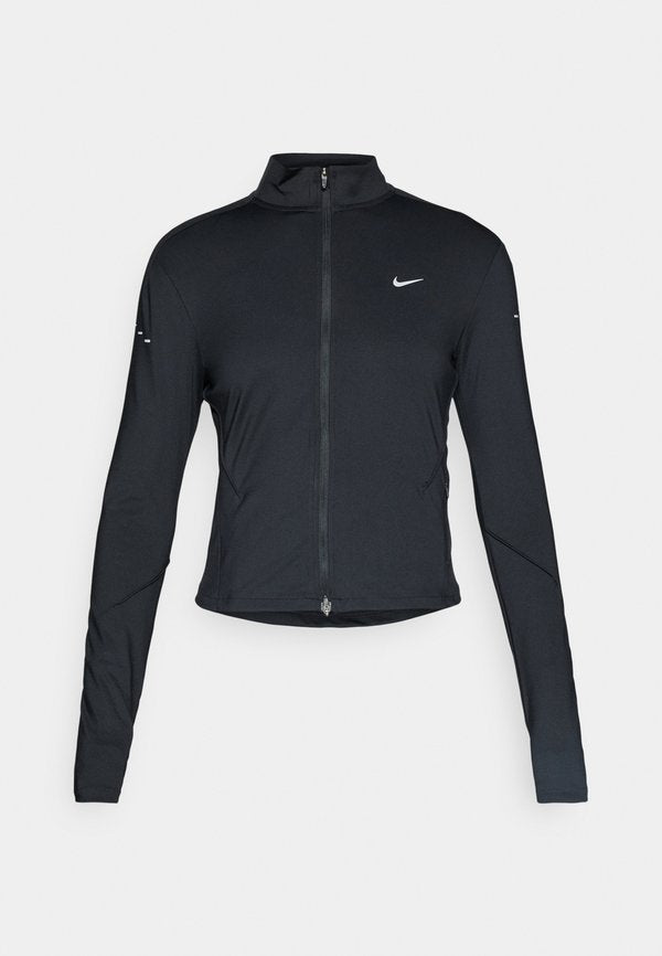 Nike Performance SWIFT - Running jacket - black/reflective silver-coloured