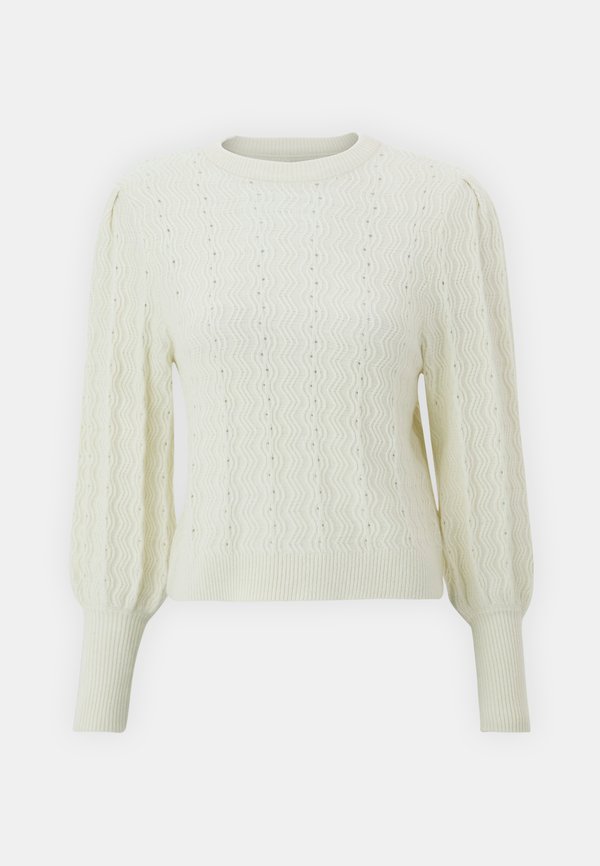 ONLY ONLKATIA STRUC PUFF ONECK - Jumper - whitecap gray