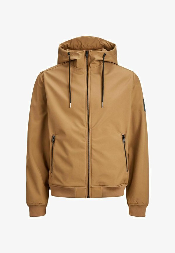 Jack & Jones JJEBASIC SOFTSHELL HOOD NOOS - Outdoor jacket - otter