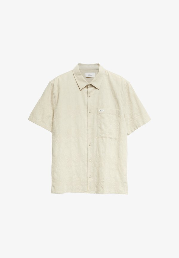 s.Oliver HEMD - Shirt - beige