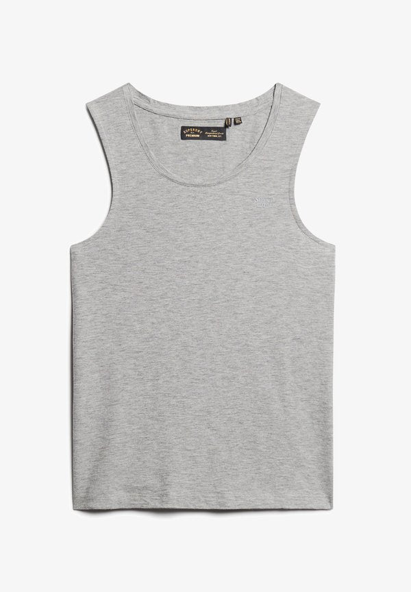 Superdry & Co SCOOP NECK TANK - Top - moon grey marl