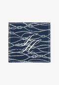 Tommy Hilfiger SCRIPT SQUARE - Foulard - yale navy