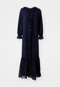 VILA VIMODESTY V NECK FRILL DRESS