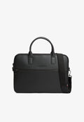 Tommy Hilfiger WOVEN POCKET LAPTOP BAG - Laptop bag - black