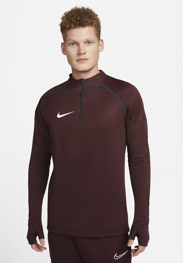 Nike Performance STRIKE WINTERIZED DRIL  - Long sleeved top - burgundy crush/reflective silv