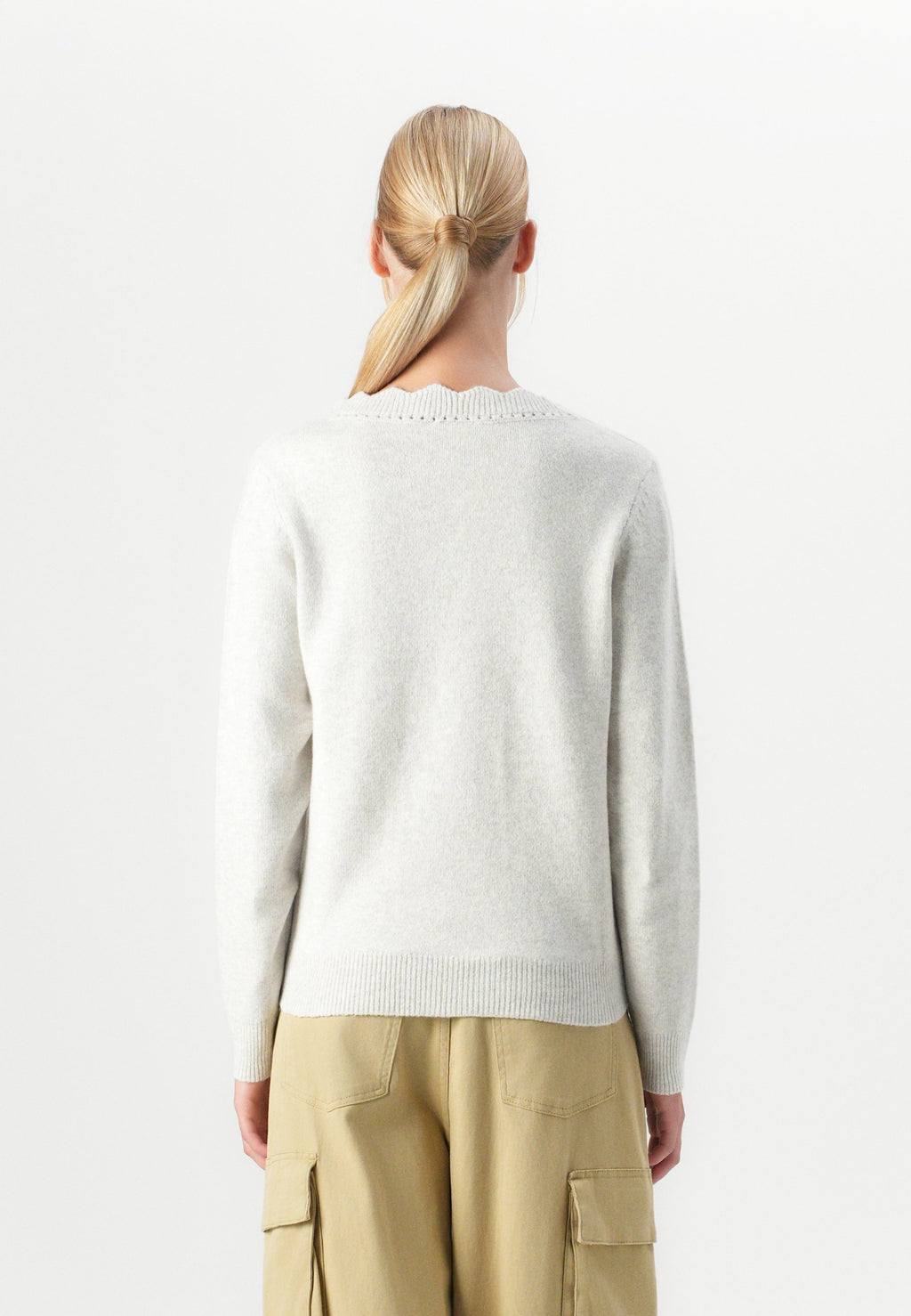 VILA Knitted VINIKOLINA V-neck