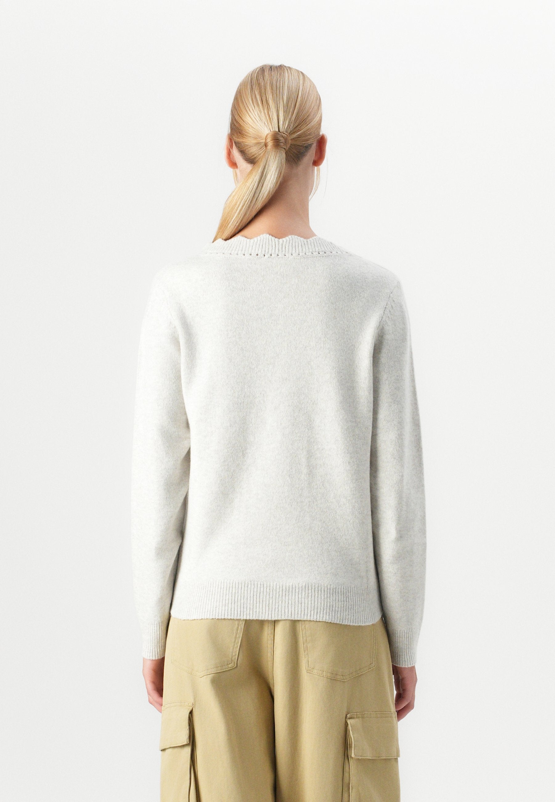 VILA Knitted VINIKOLINA V-neck