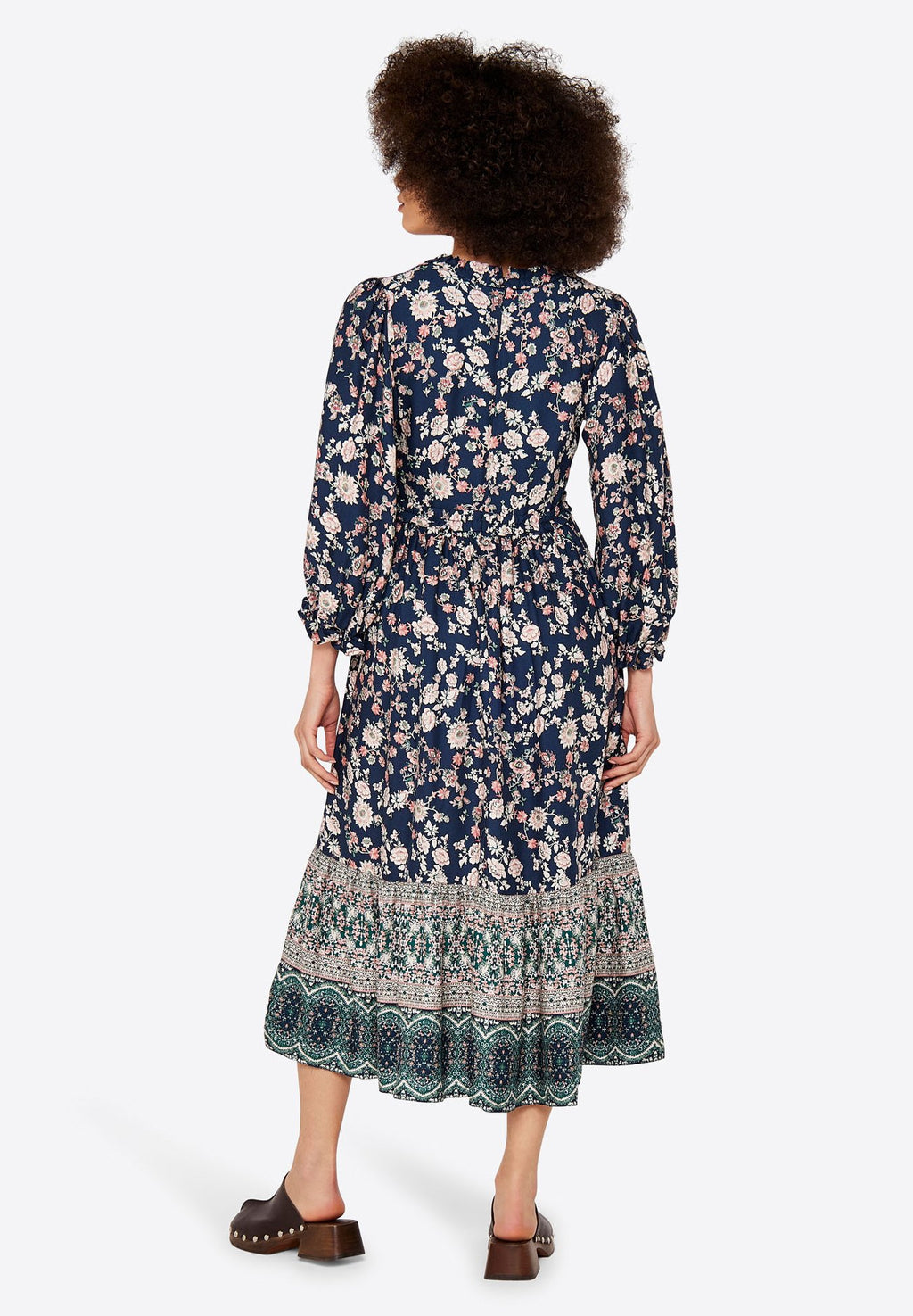 Apricot SARASA RUFFLE MIDI